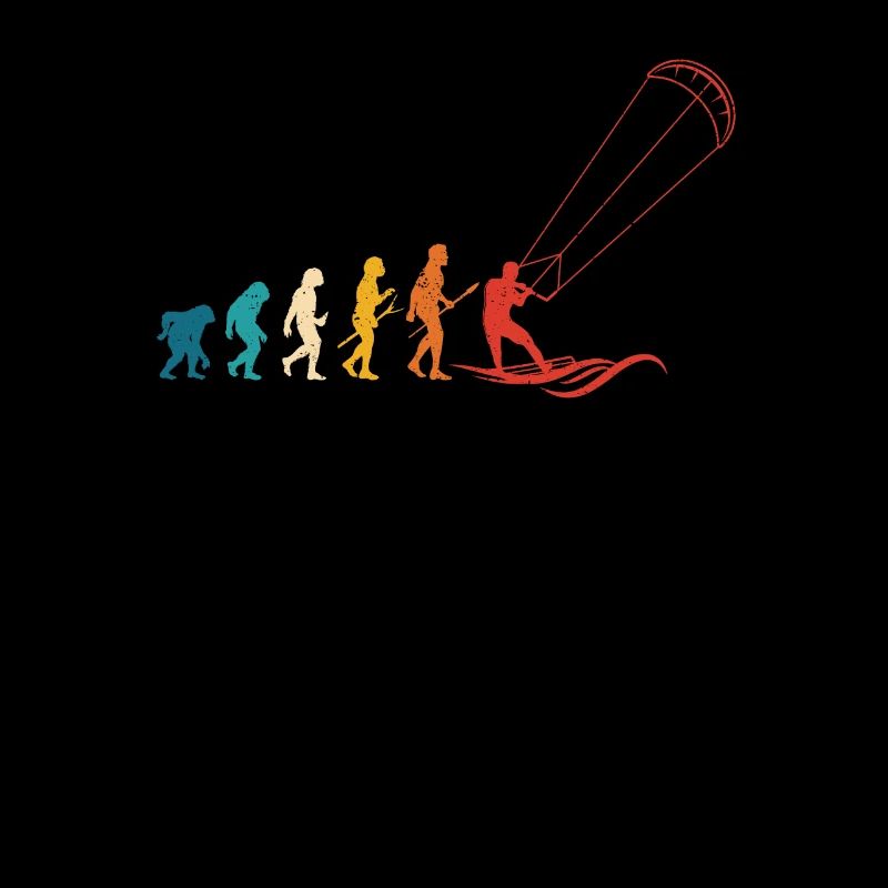 Lustiges Kitesurfen Kite Surfing Evolution