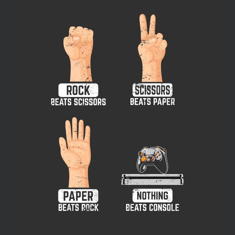 Rock Paper Scissors Rien ne bat console PC Drôle