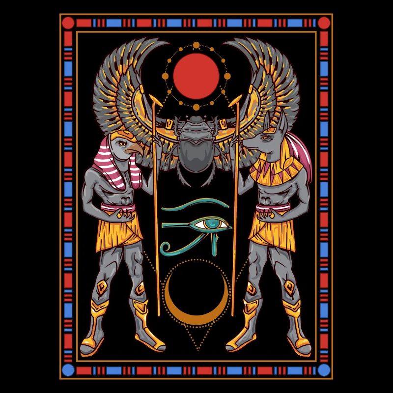 Divinità egiziane Geroglifico Ra Horus