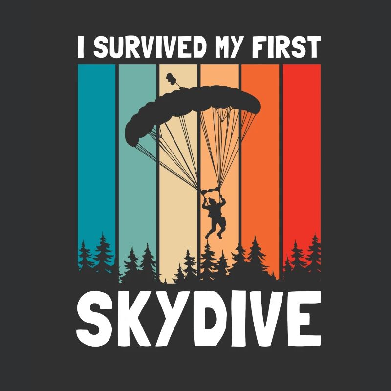 I Survived My First SKYDIVE Cool Retro Skydiving