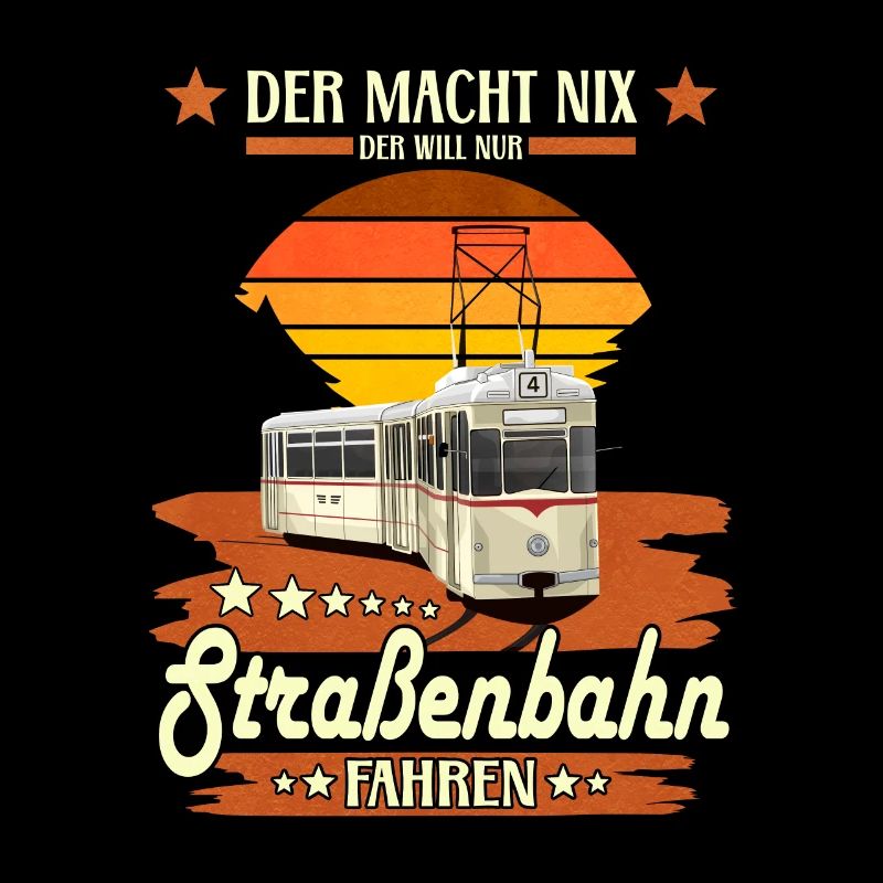 Straßenbahn Gothawagen Design Tram Geschenk