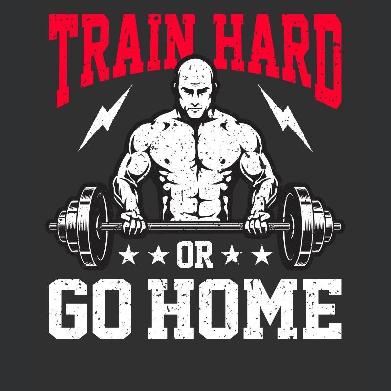 Trainiere hart oder geh nach Hause