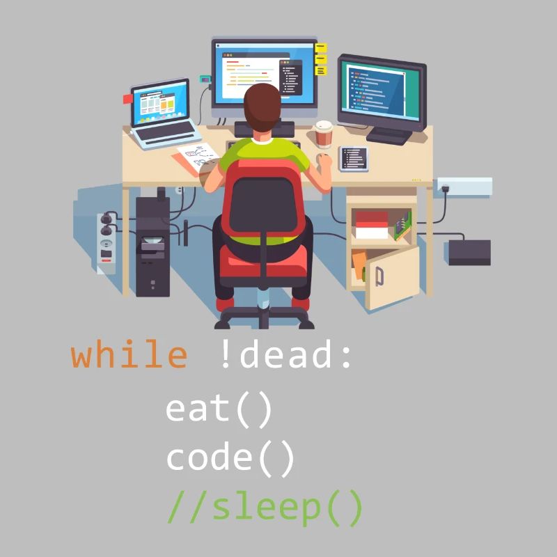 Informatik Python Programmierer Eat Code Sleep