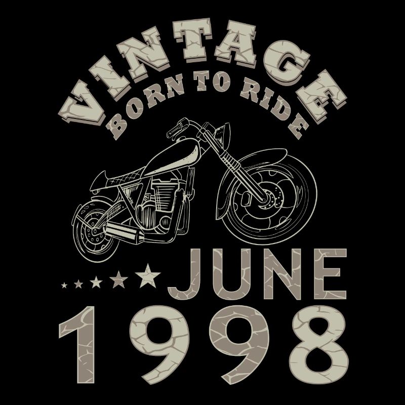 Biker Motorrad Juni 1998 25 Jahre Spruch