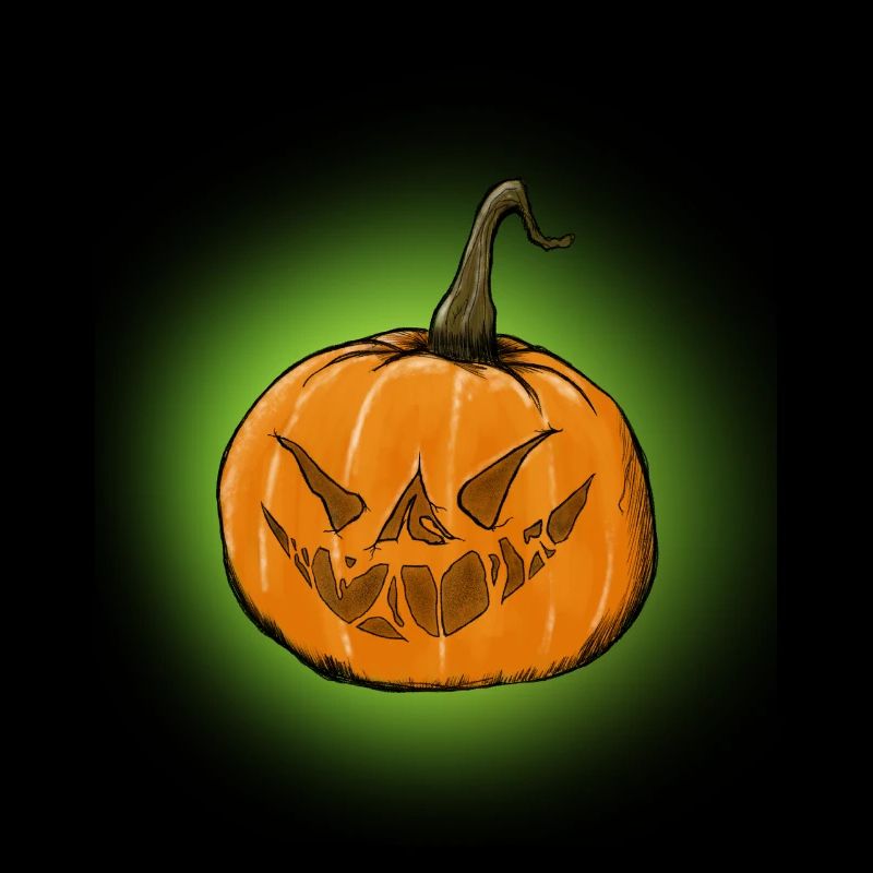 Glowing Halloween Pumpkin