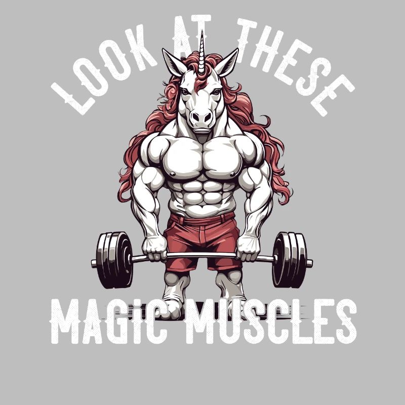 Magic Muscles Einhorn Powerlifting Fun