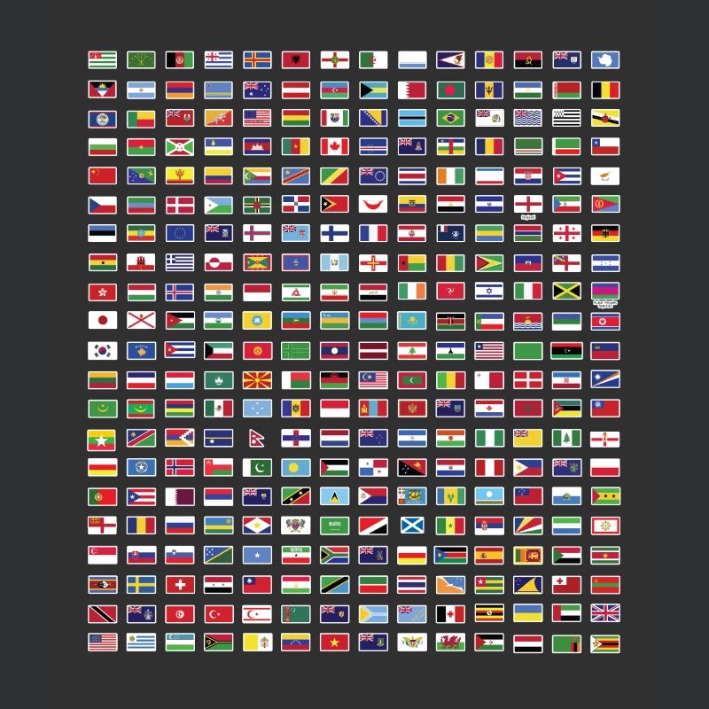 Drapeaux internationaux du monde - Drapeaux des pays