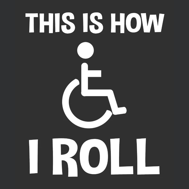 Lustiger Rollstuhl Spruch
