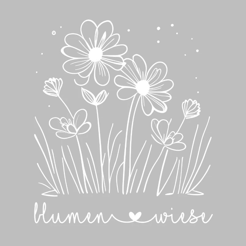 🤍Prairie de fleurs