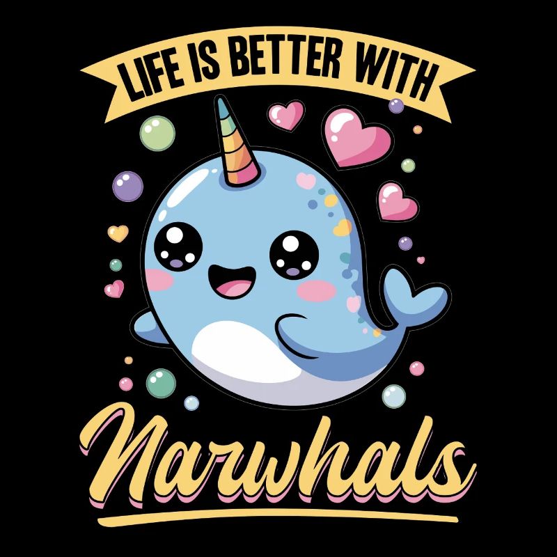 Narwhal Chibi Kawaii