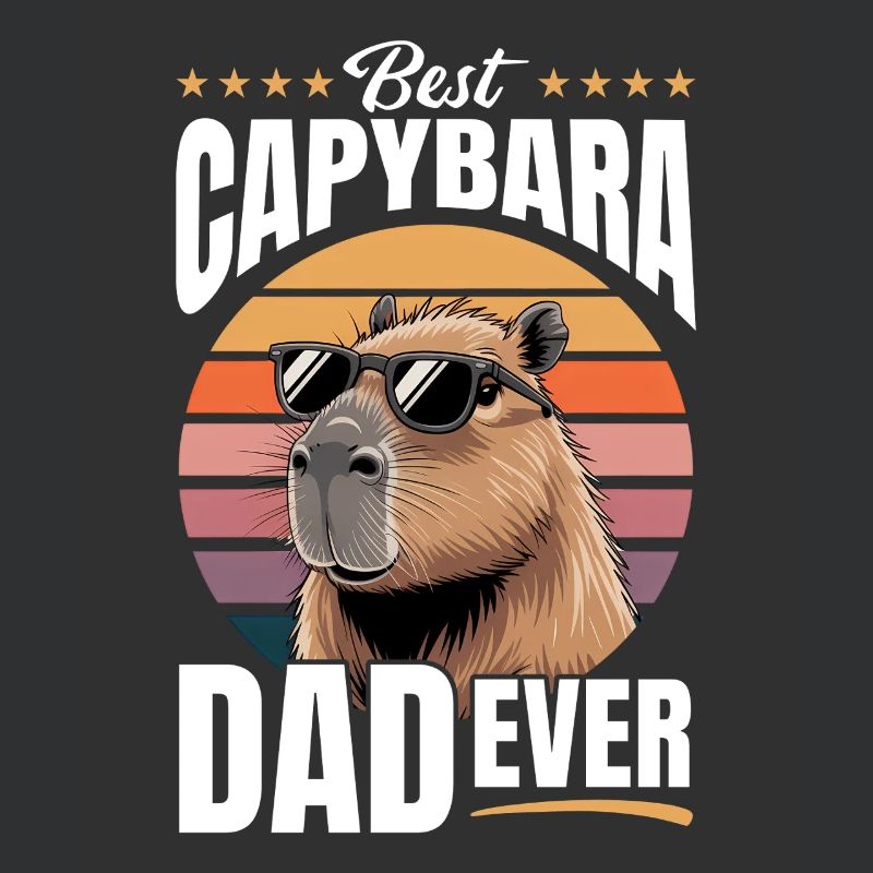Funny Capybara Dad