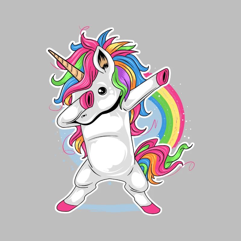 Einhorn Comic Dapping