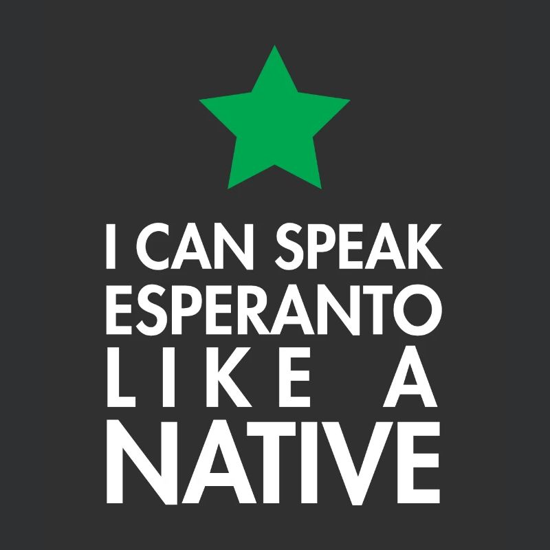 Esperanto Sprache native sprechen Geschenkidee