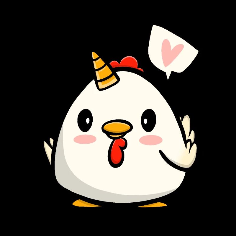 Licorne de poulet