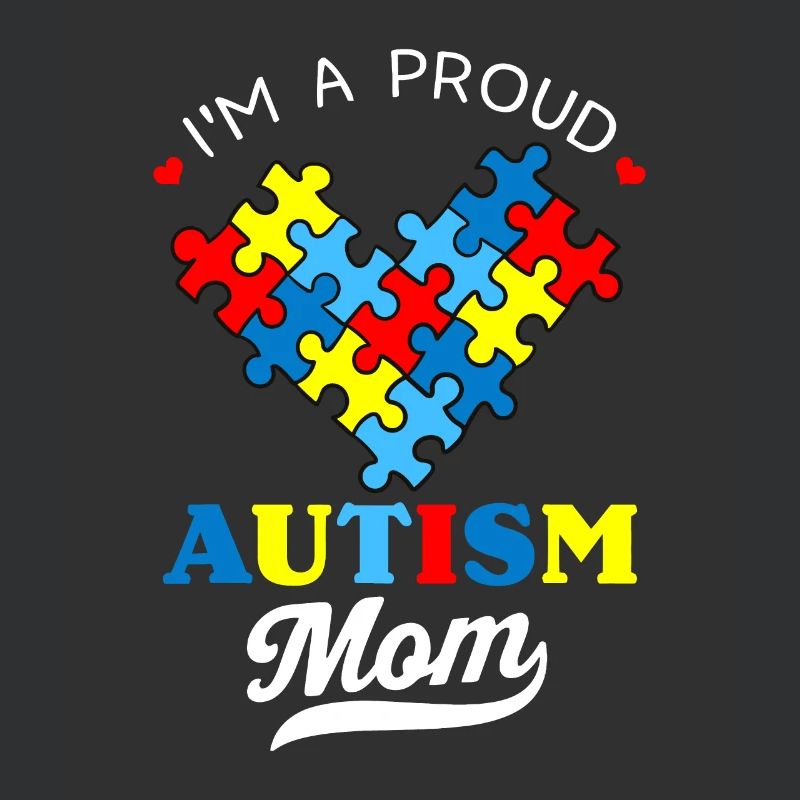 Ich bin eine stolze Mutter Autismus-Bewusstsein Autistisches Herz