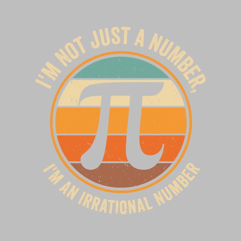 Pi Tag Retro Math Pi Symbol Math Number