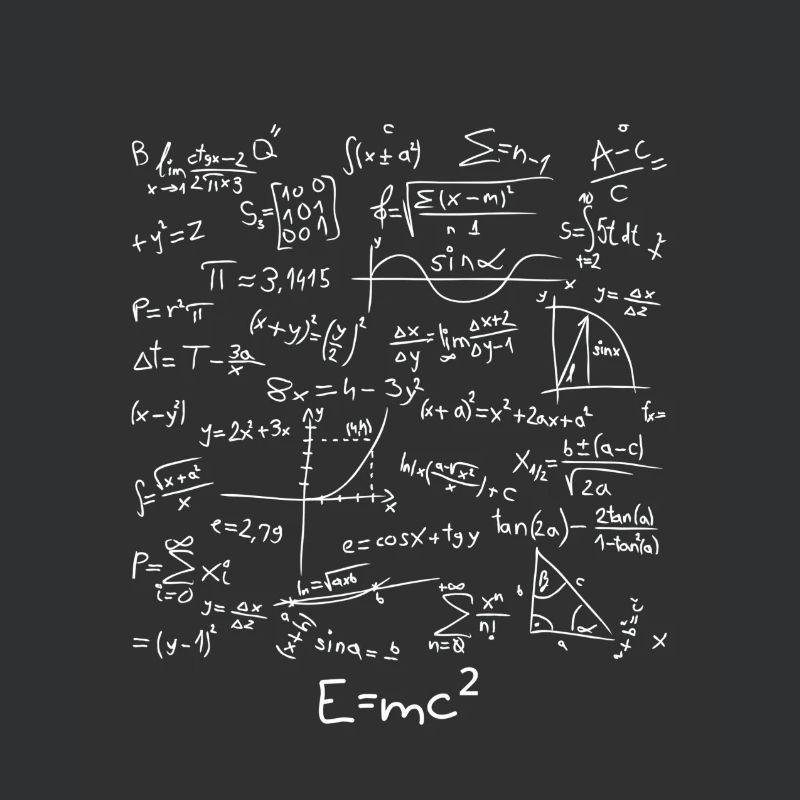 Math Mathematics Formulas E=mc2