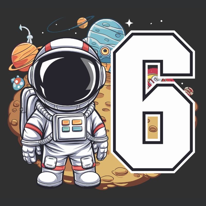 6e anniversaire astronaute aventure spatiale pour les garçons