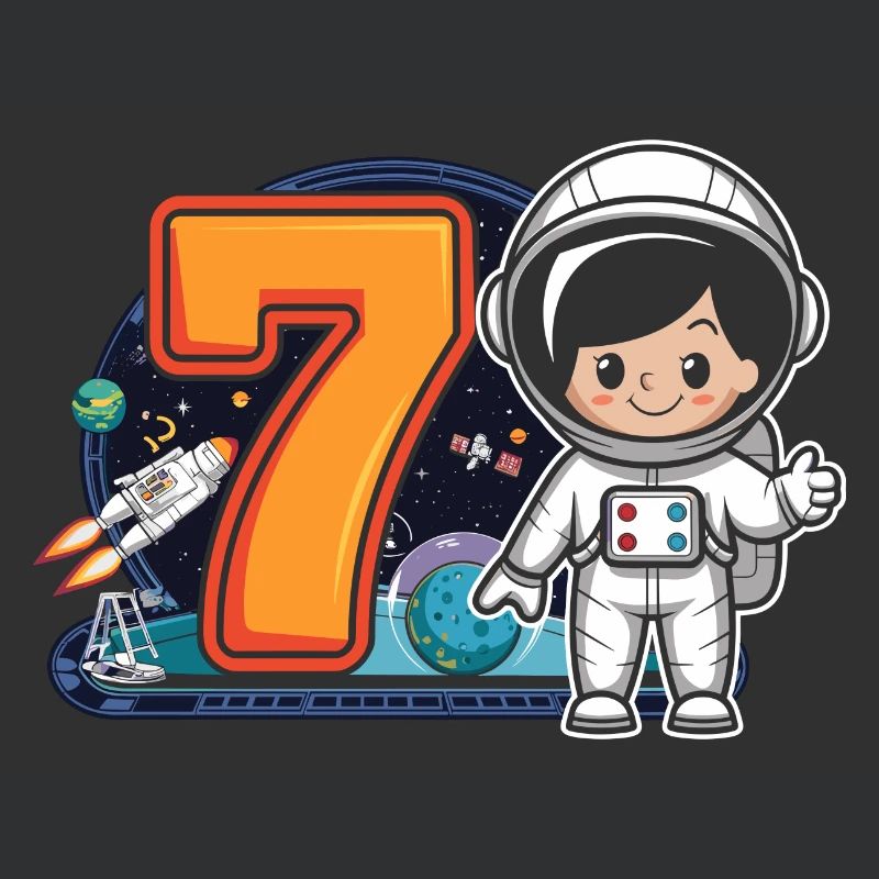 7e anniversaire Astronaute Aventure spatiale pour les garçons