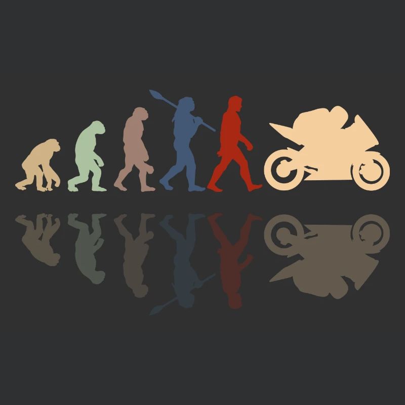 Motorcycle Evolution Vintage Shadow Biker