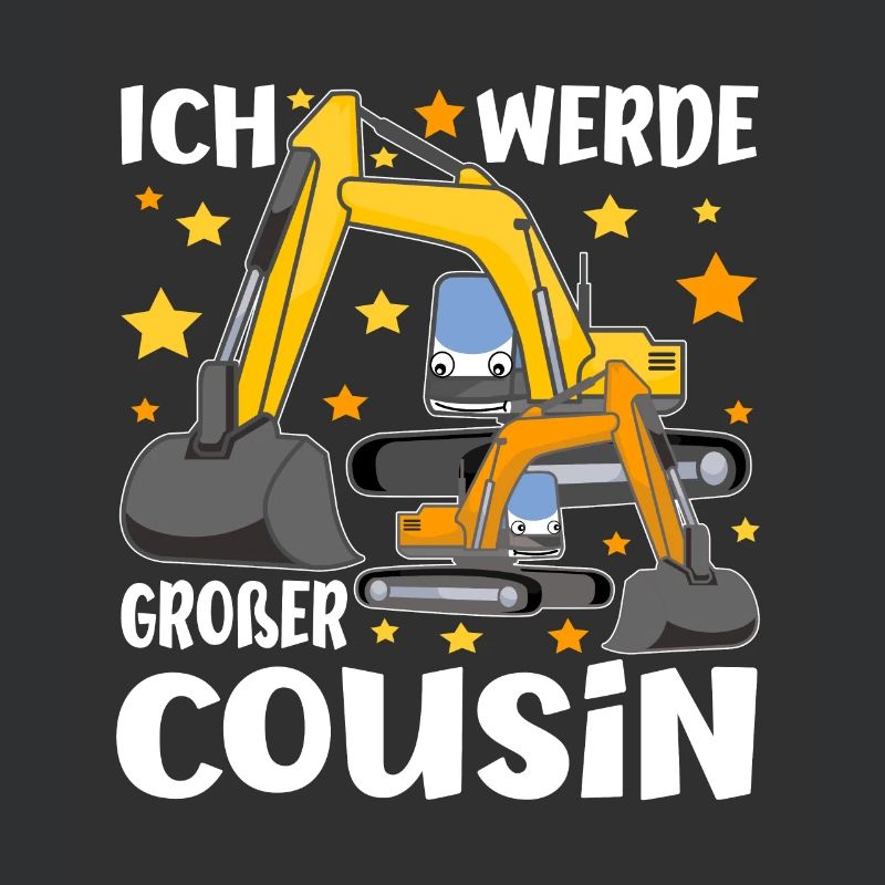 Großer Cousin Baggerfahrer Geschenke Ich werde