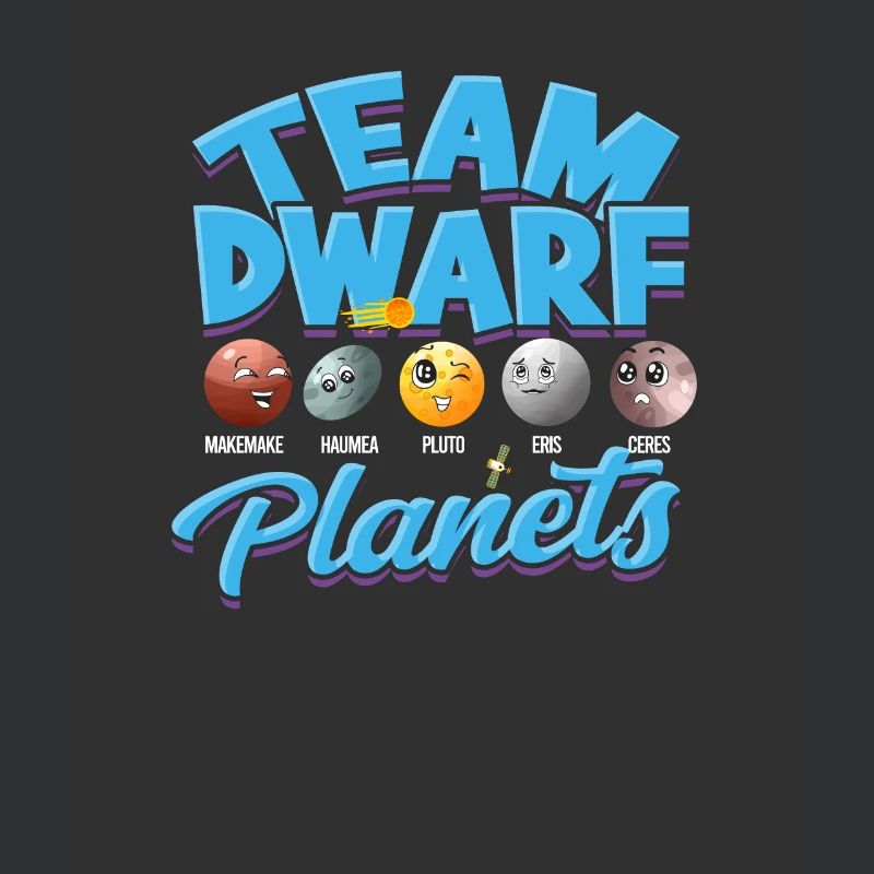 Team dwarf planets makemake haumea pluto eris -