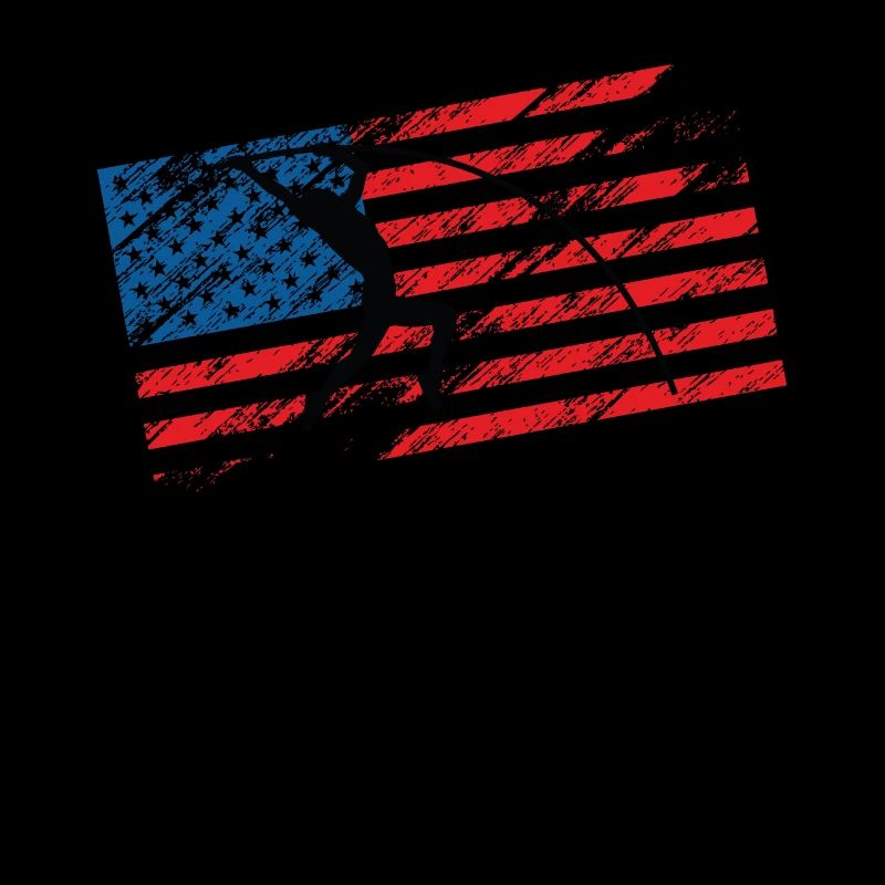 Patriotic Pole Vaulting For Pole Vault Athletes