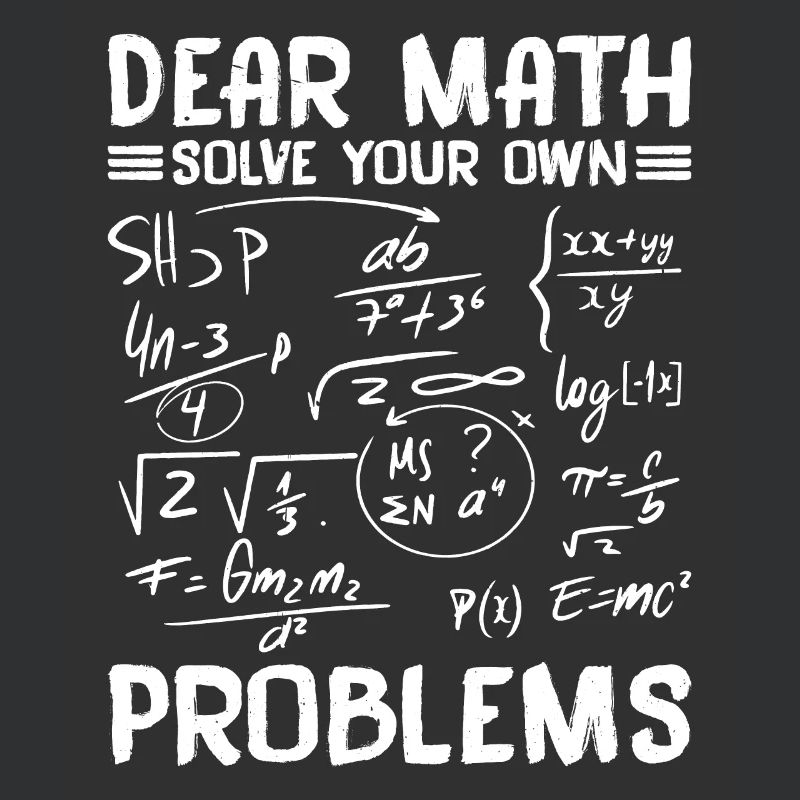 Chère Math, résolvez vos propres problèmes