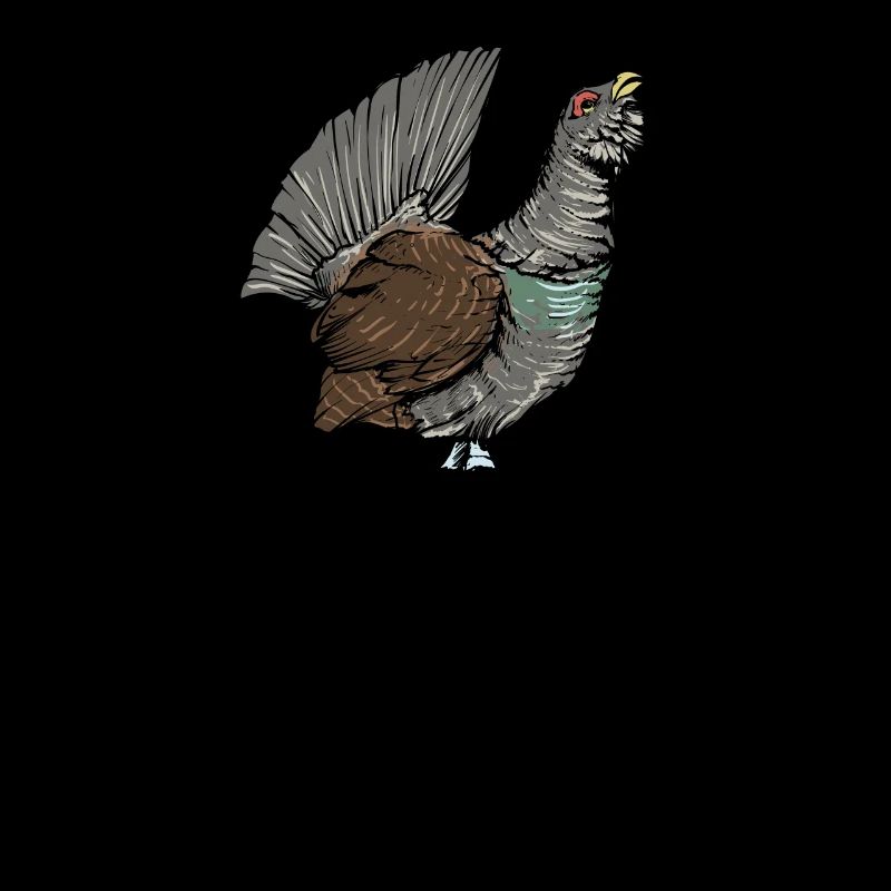 Capercaillie I Chicken bird capercaillie motif for hunter
