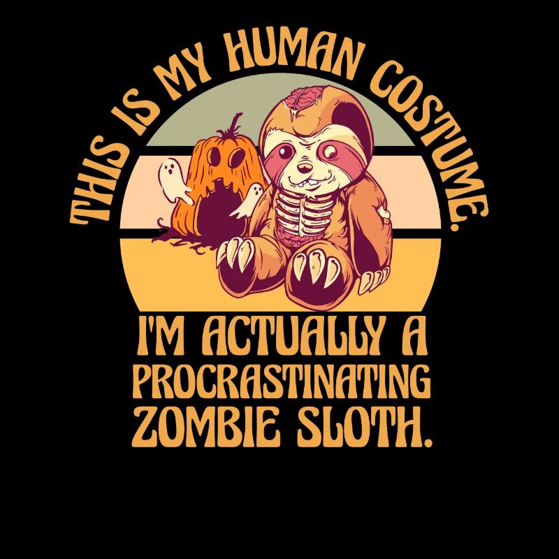 This Is My Human Costume Procrastinating Zombie