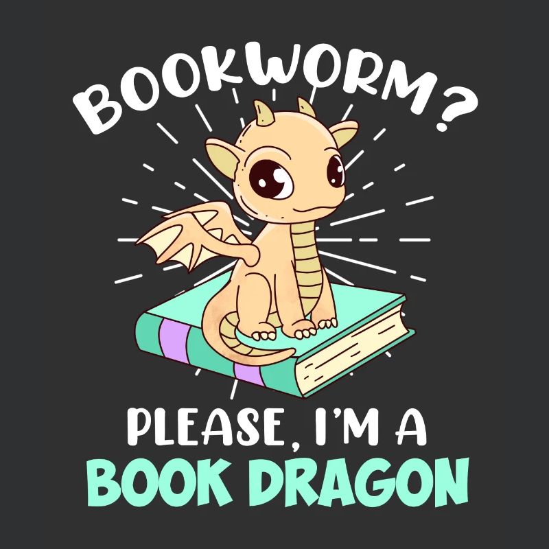 Bücher Lesen Bücherwurm? Ich bin ein Bücherdrache