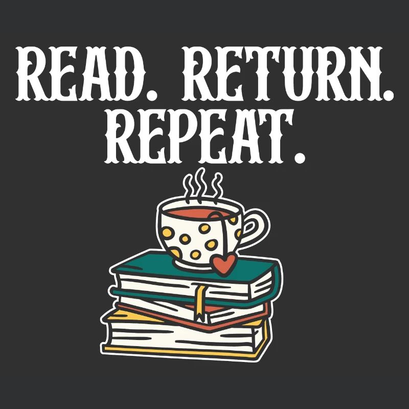 Read Return Repeat Library Worker Librarian Book
