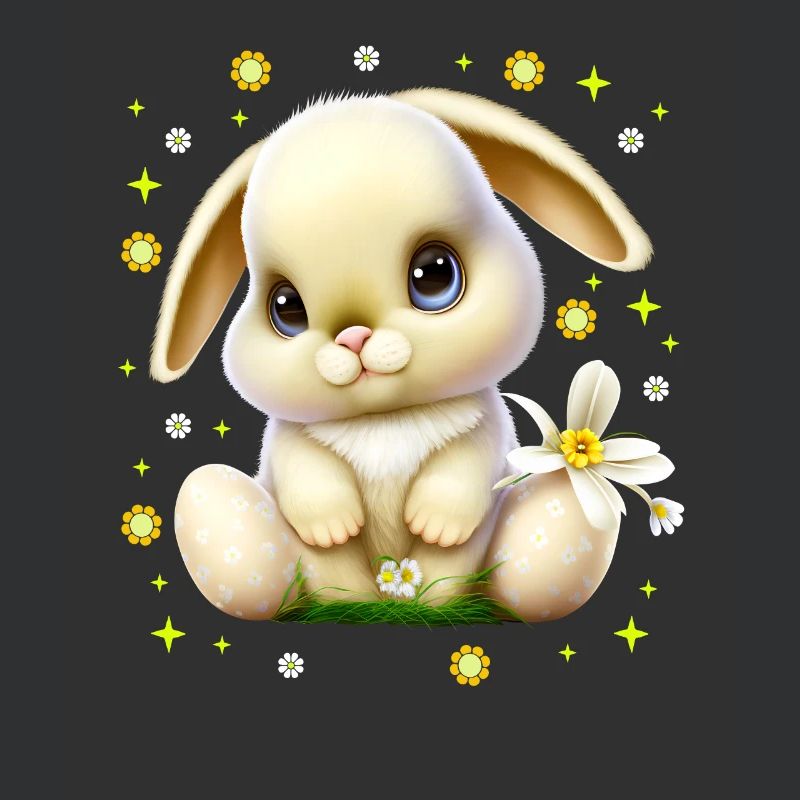 Mignon lapin de Pâques Lapin Visage de lapin mignon