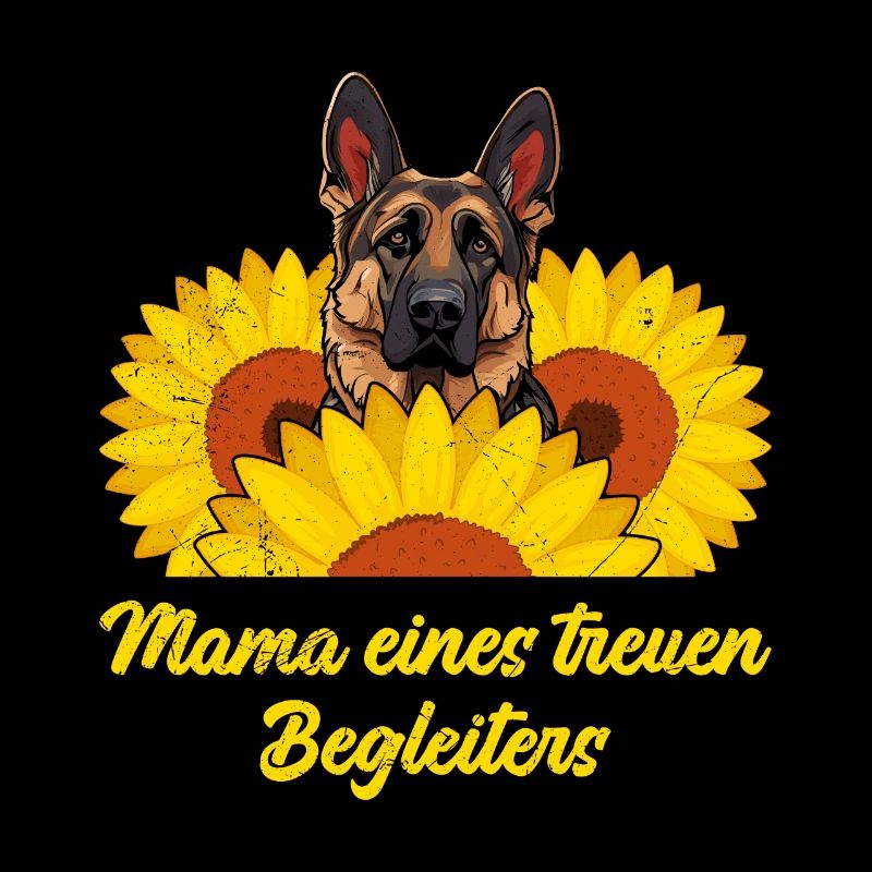 Mama eines Treuen Begleiters Schäferhund Besitzer