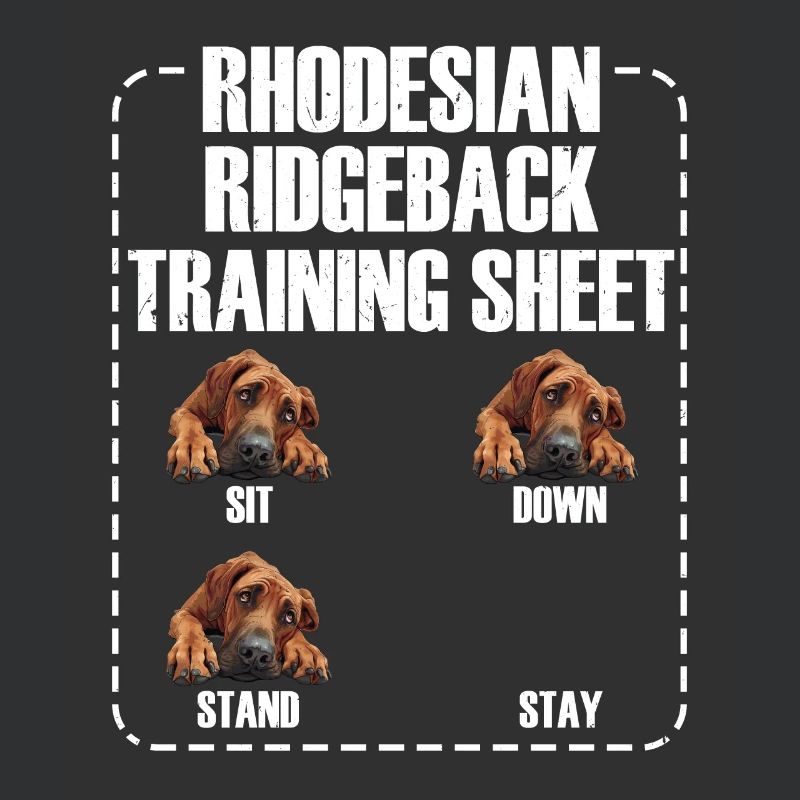 RHODESIAN RIDGEBACK TRAINING SHEET Ridgeback