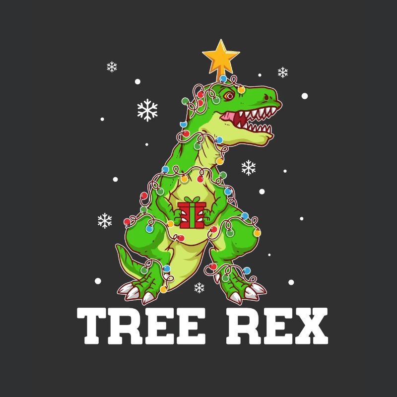 Tree Rex Xmas Tree Dinosaur Christmas