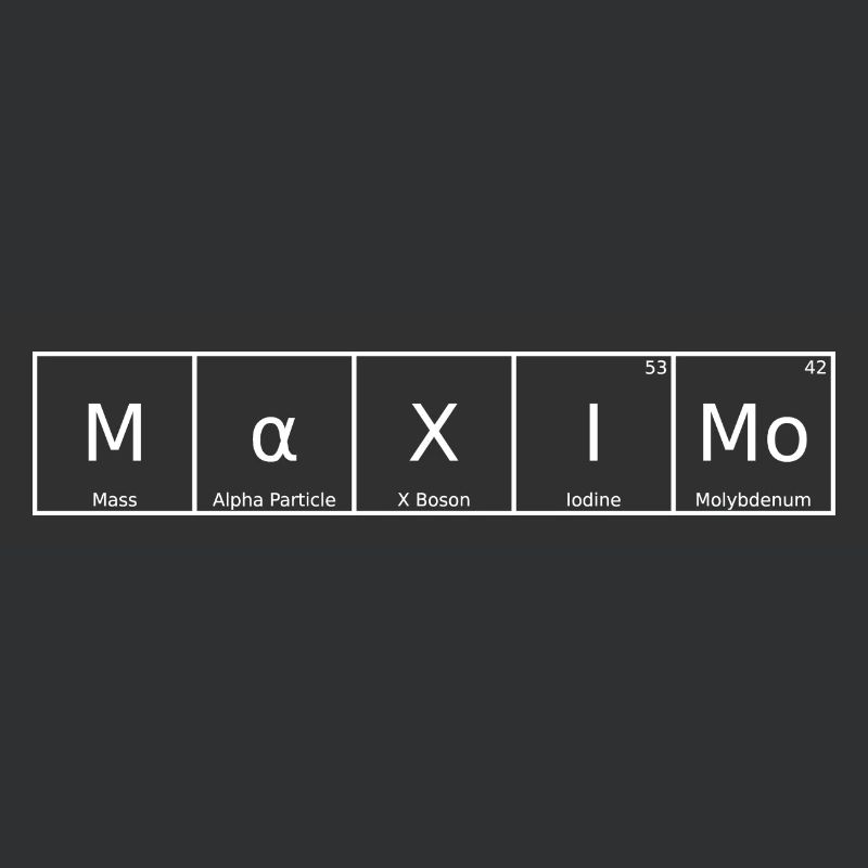 Maximo Name First Name Chemistry Periodic Table Elements
