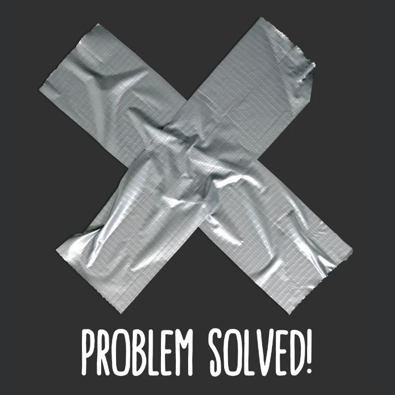 Problem solved (place on black item)
