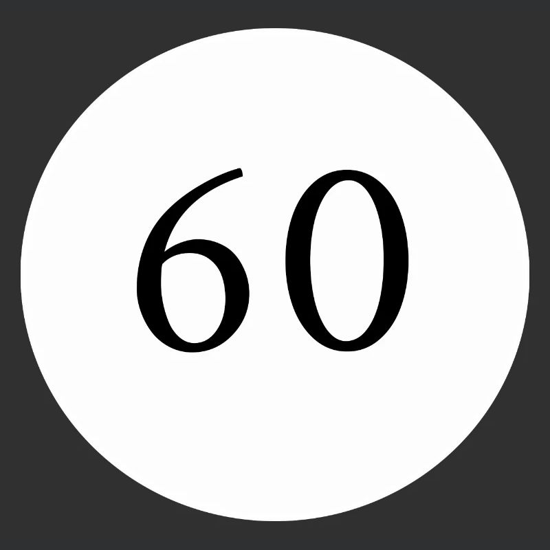 60th Birthday 60th Anniversary Template Pattern