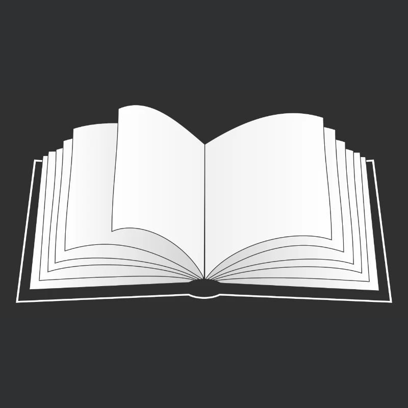 ein offenes Buch für den Bücherwurm oder Leseratte