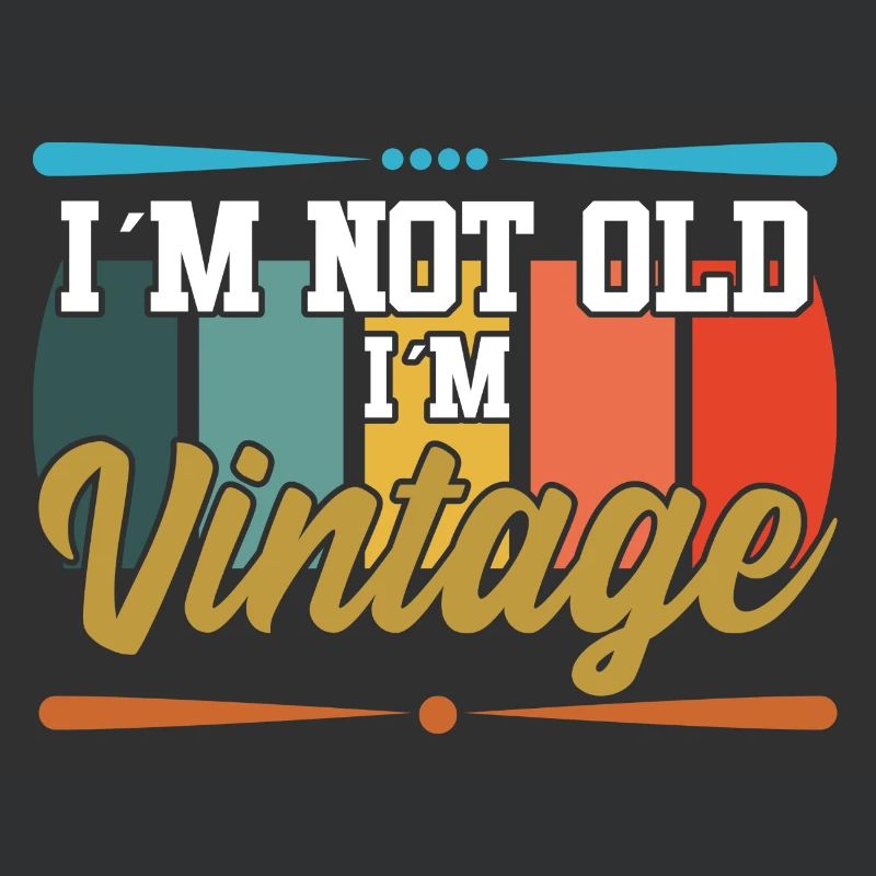 Ich bin nicht alt textile Geschenkidee