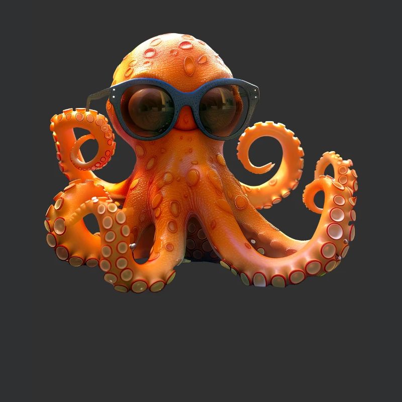 Octopus Small Octopus Cuttlefish Cute Octopus