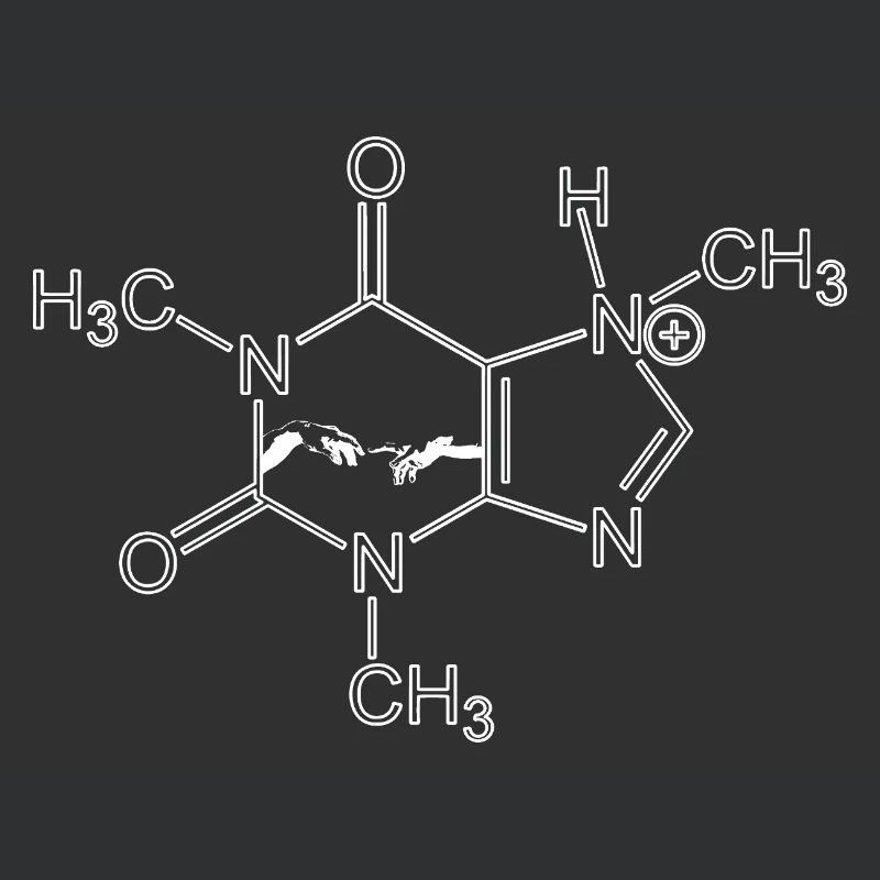 Molécule de caféine – de l’énergie pour attirer