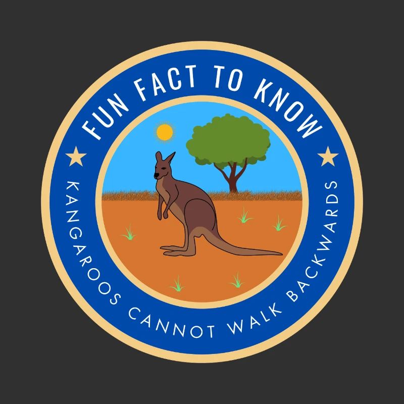 Kangaroos cannot walk backwards