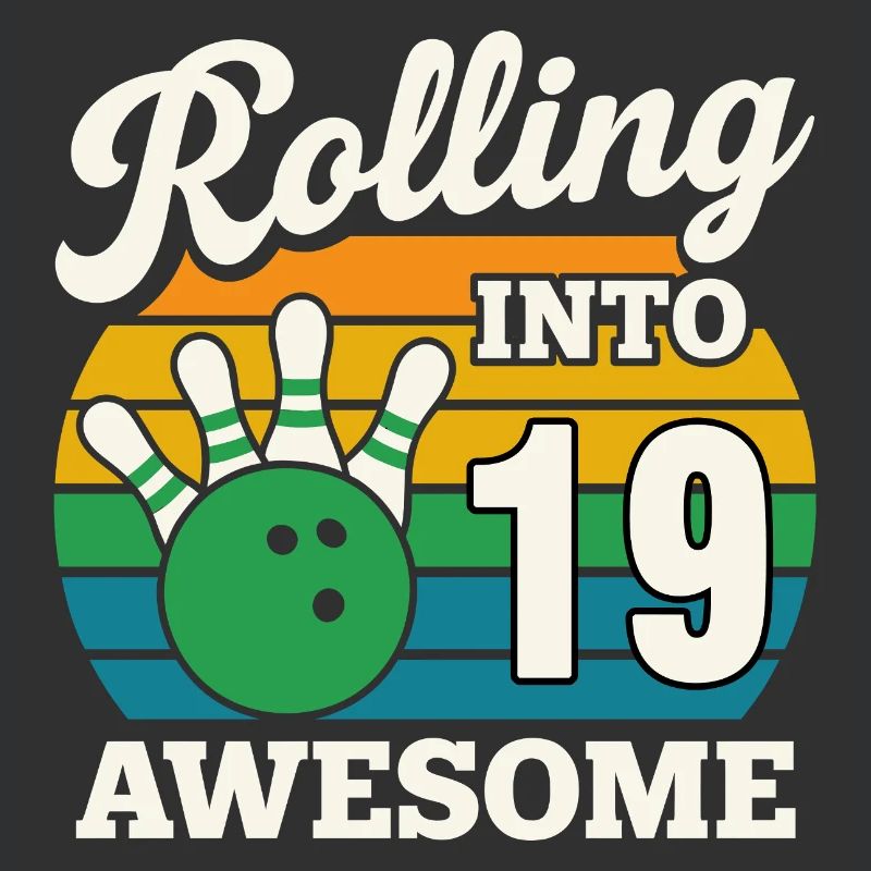Rolling Into 19 Birthday Tee