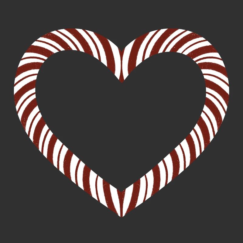 Candy Cane Heart