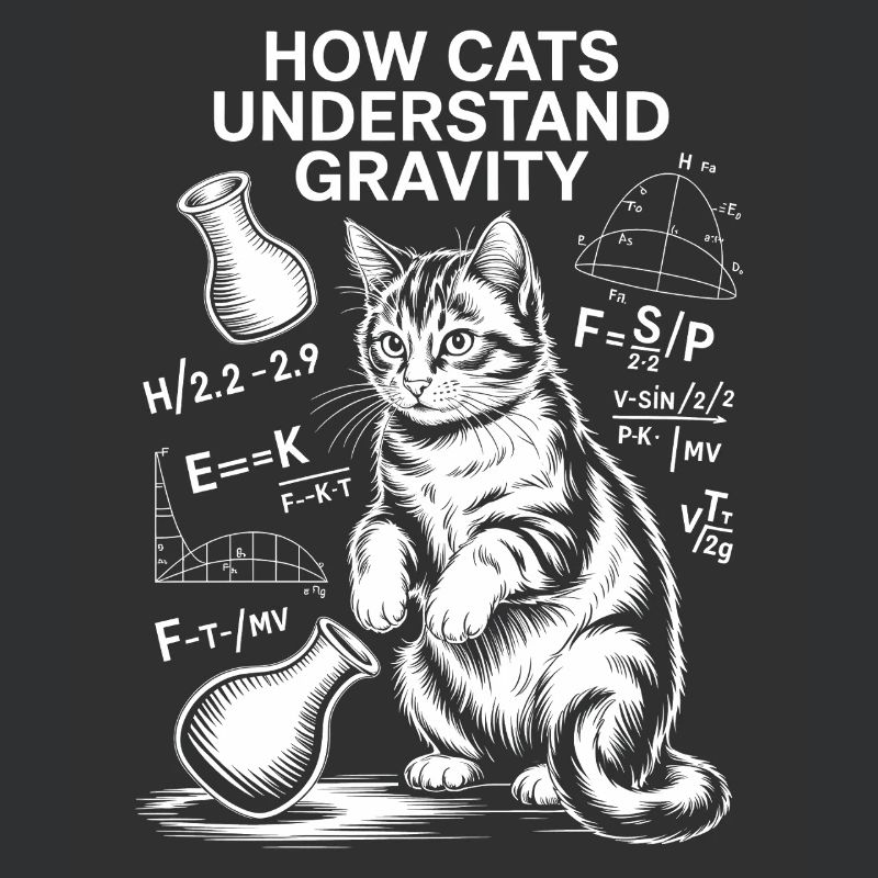 Physik Katzen Sprüche Mathe Witz Physik Geschenk