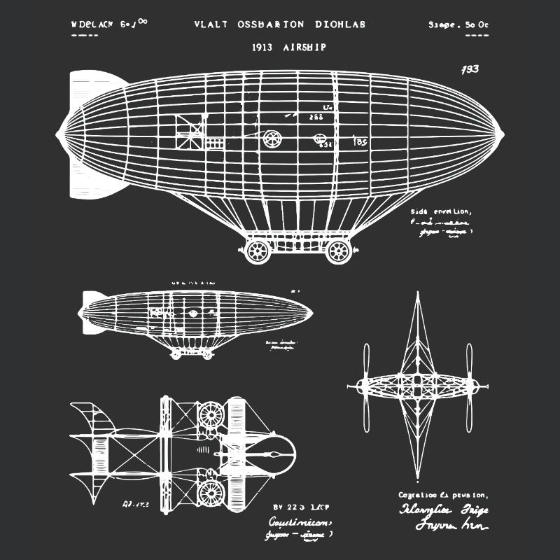 Esquisse du plan Zeppelin
