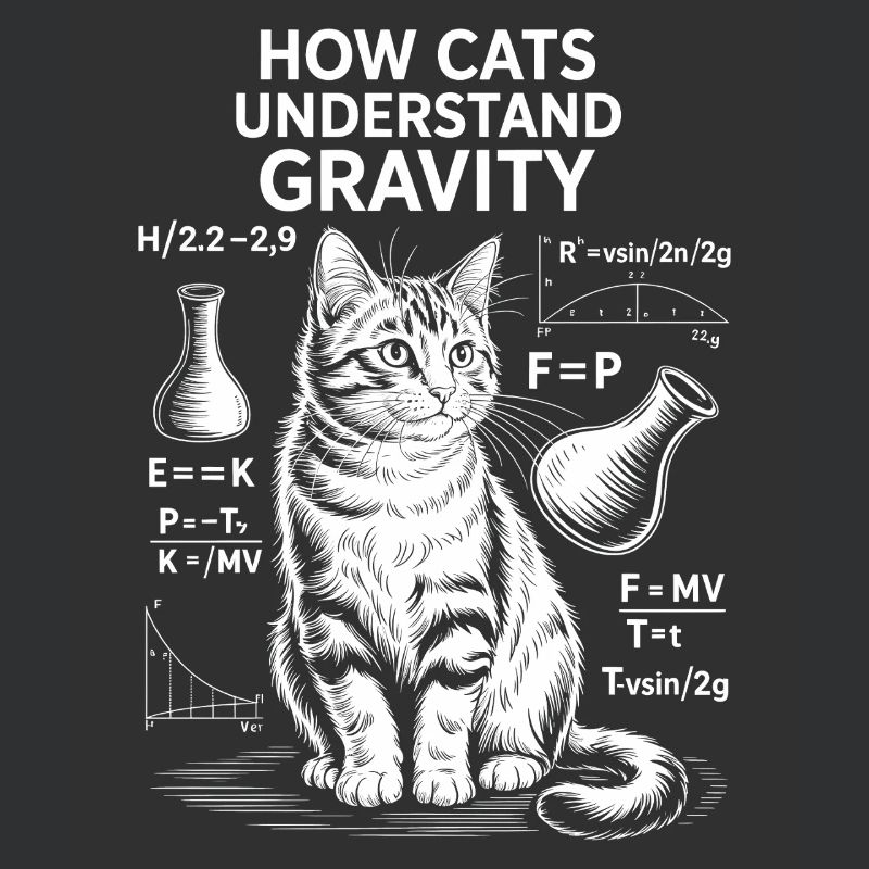 Physics Cats Sayings Math Joke Physics Gift