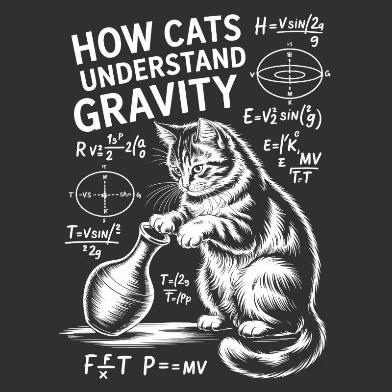 Physics Cats Sayings Math Joke Physics Gift